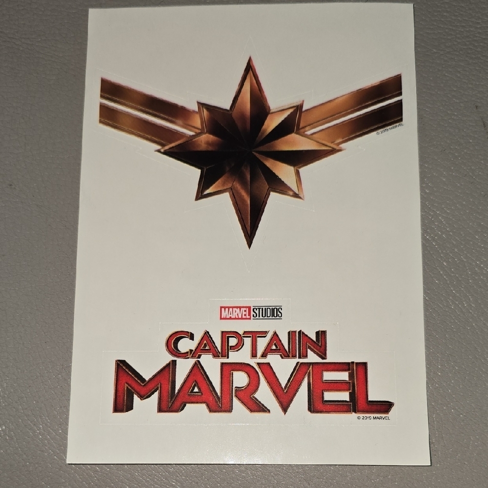 Captain Marvel Decals